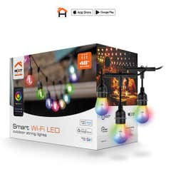 NEXXT Outdoor WIFI LED String Light 24 bulbs 48 ft