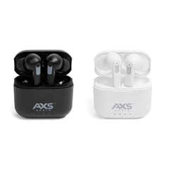 AXS Audio Active Noise Cancelling Ware Buds Bundle - Black & White