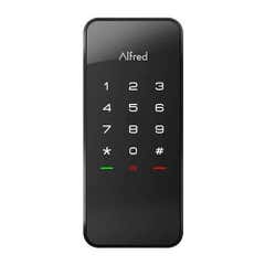 Alfred DB1 Smart Deadbolt Lock with Touchscreen Keypad Pin and Bluetooth - Black