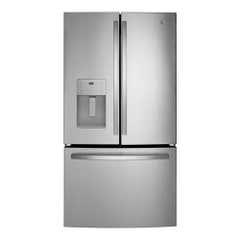 GE 25.6 Cu. Ft. French-Door Refrigerator with External Water Dispenser Stainless Steel