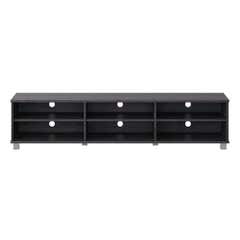 CorLiving Hollywood Grey Wood Grain TV Stand for TVs up to 85"