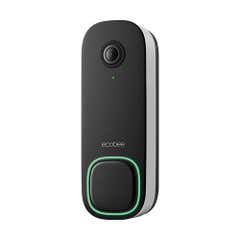 Ecobee Smart Video Doorbell Wired with Advanced Person and Package Detection - Black