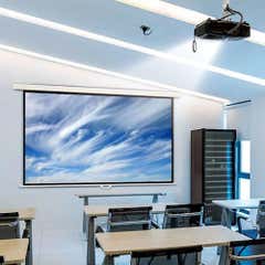 Cirrus Nimbus (16:9 Aspect Ratio) 100" 4K Pull-Down Projector Screen - Grey