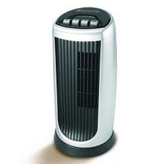 Bionaire Mini Oscillating Tower 2-Speed Fan - Black / White