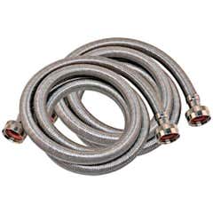 Eastman Stainless Steel Braided Washing Machine Connection Hose Kit