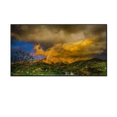 Cirrus Nero (16:9 Aspect Ratio) 120" 4K Fixed Frame Thin Bezel Projector Screen - Slate Gray