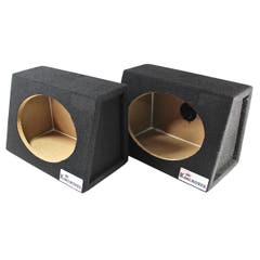 King Boxes 6x9" Universal Pair Carpet Car Speaker Enclosures