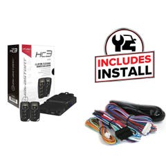 iDataStart Flex All-in-one 2-Way Remote Car Starter + Install Package